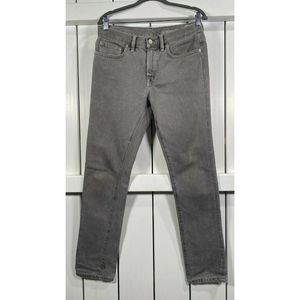 Outerknown Men's Straight Leg Jeans Grey 100% Organic Cotton Size 29x32